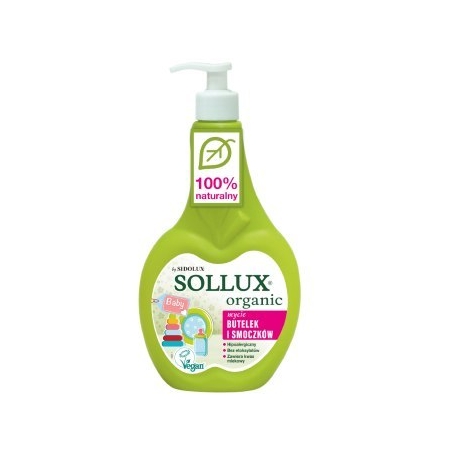 SOLLUX ORGANIC Płyn do mycia butelek i smoczków 500ml